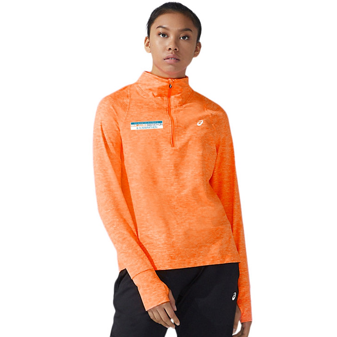 ASICS Women's Columbus Marathon Logo 1/2 Zip – Columbus Running