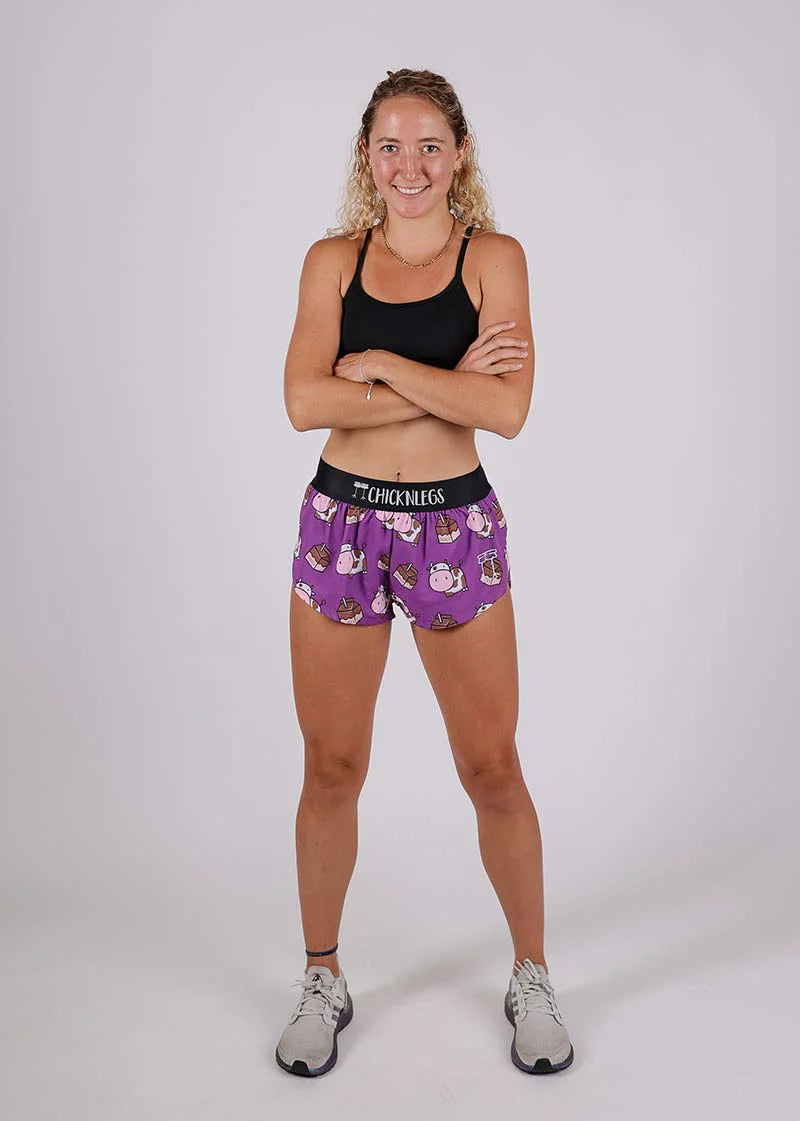 Short Hybride Newline Core Split Femme - Ultra Léger Et Respirant Pour La Course